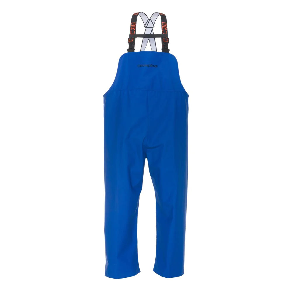 Grunden's Shoreman Bib Pants Stain-Resistant, Waterproof Seafood Processing Bibs.