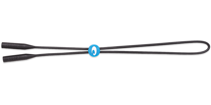 Costa Bowline Silicone Retainer Black/Blue Holder.