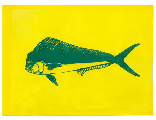 C&H Dolphin - Mahi Fishing Flag 12" x 18".