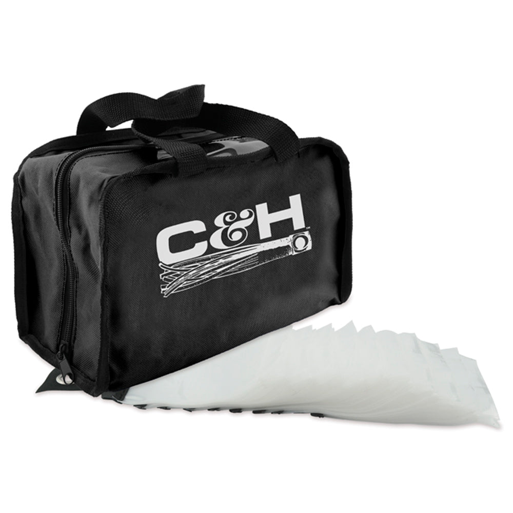 C&H, King Rig Bag with 50 Rig Bags Inside, Black