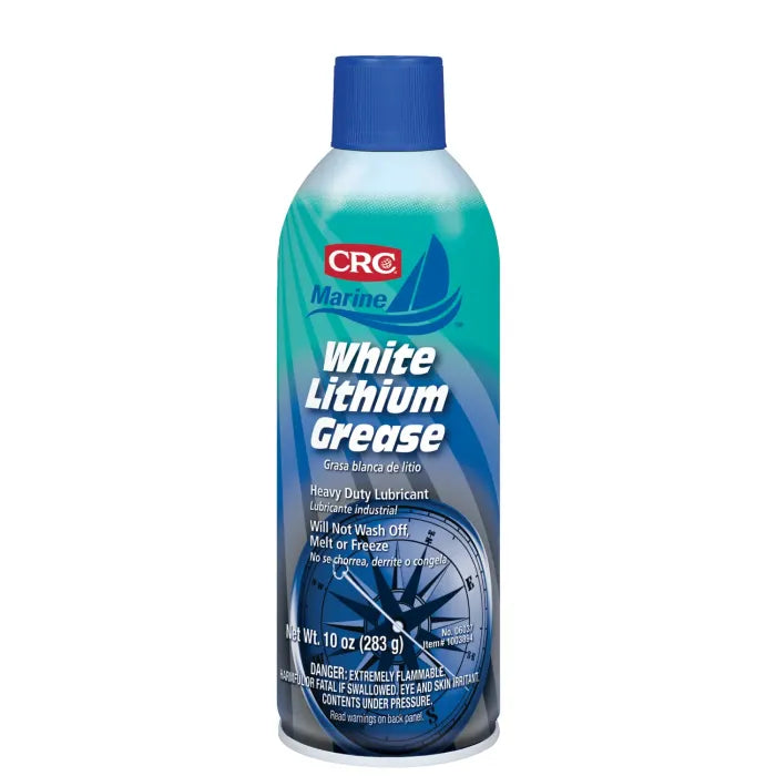 CRC® Marine White Lithium Grease - 10 Ounce Spray.