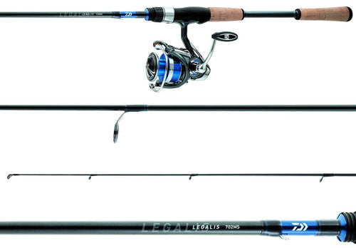 Daiwa 7' Legalis 3000 LT 2-Piece Spinning Reel / Rod Combo 6-15lb.