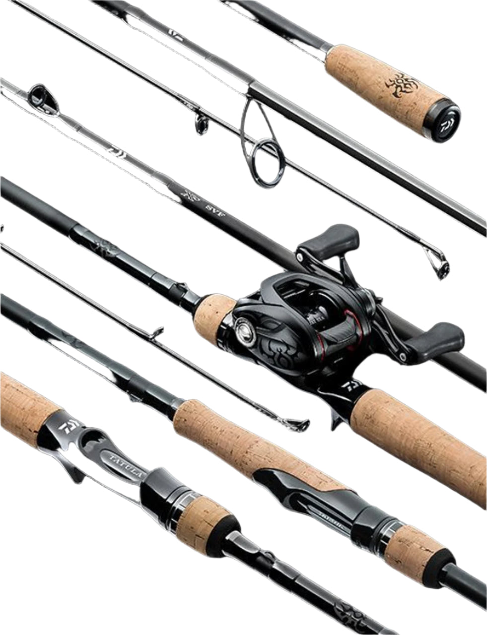 daiwa bass fishing rods Daiwa 7' Tatula Bass Casting Fishing Rod 8-17lb. 1/4