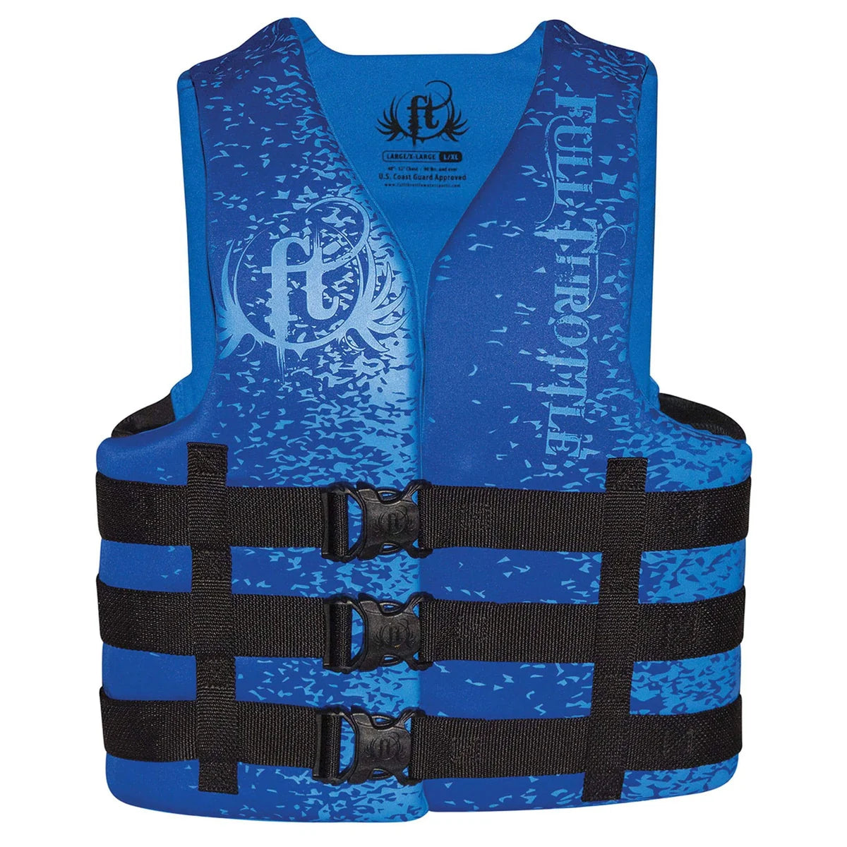 Full Throttle Rapid Dry Life Vest Adult Small Medium PFD