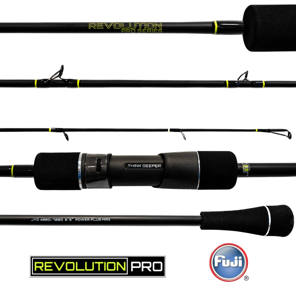 JYG PRO Fishing ROD-63-P-CV Revolution Pro Series SPJ Conventional Rod 540g
