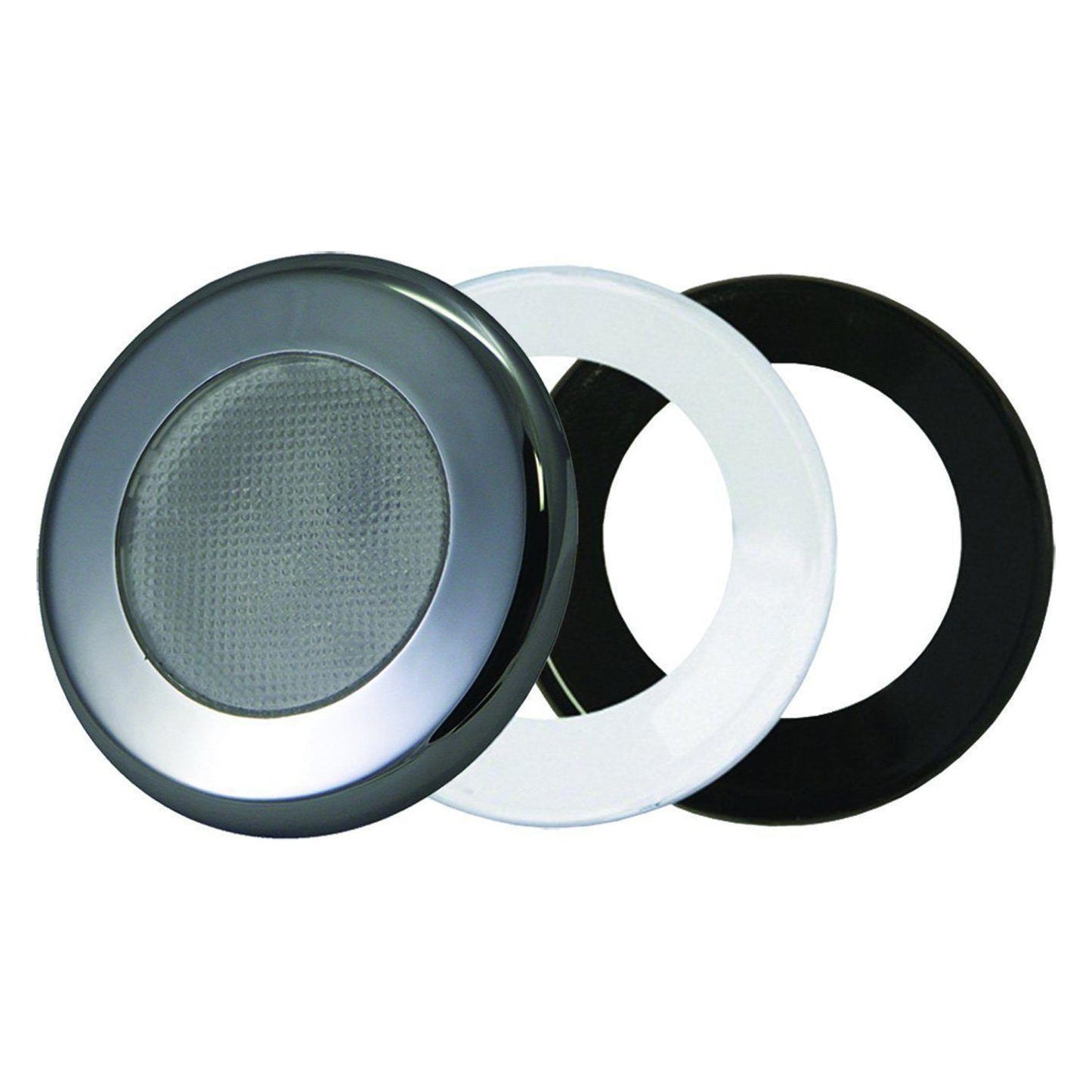 T-H Marine® LED-51847-DP - 3"D 12V DC 55lm White Recessed Screw Mount LED Courtesy Light