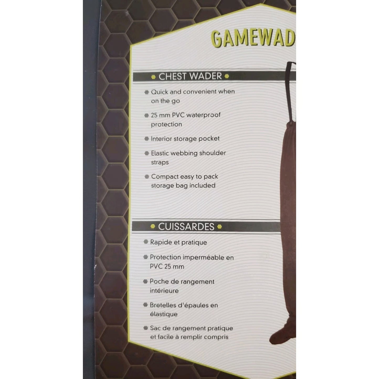 Hodgman Gamewade Chest Packable Waders M/M 028632690390