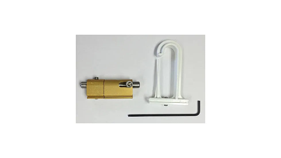 Dubro Gold/White 1090G Tournament Rod Holder - Rod Holder Only.