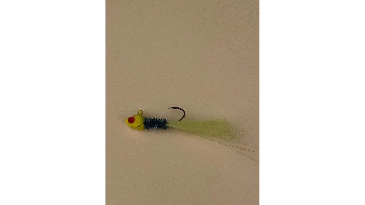 Slater's Jigs Light-nin Flash Jig #2 Sickle Hk-1/8 oz Chartreuse