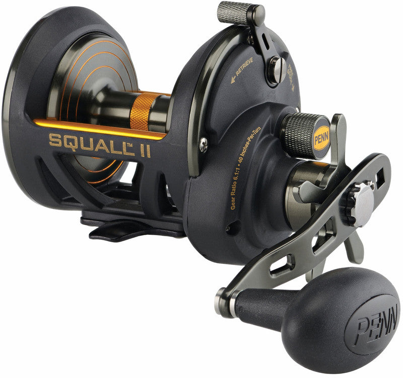 PENN SQLII30SDLH SQUALL II 30 STAR DRAG REEL LEFT HAND