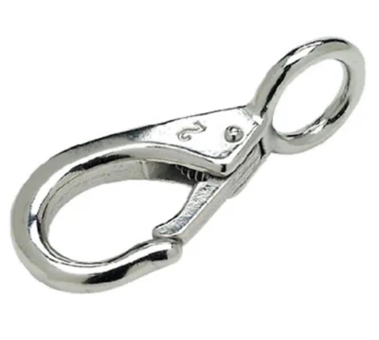 Seachoice #1 Size 2-7/8 Inch Stainless Steel Fast Eye Snap for Boats 41-1904