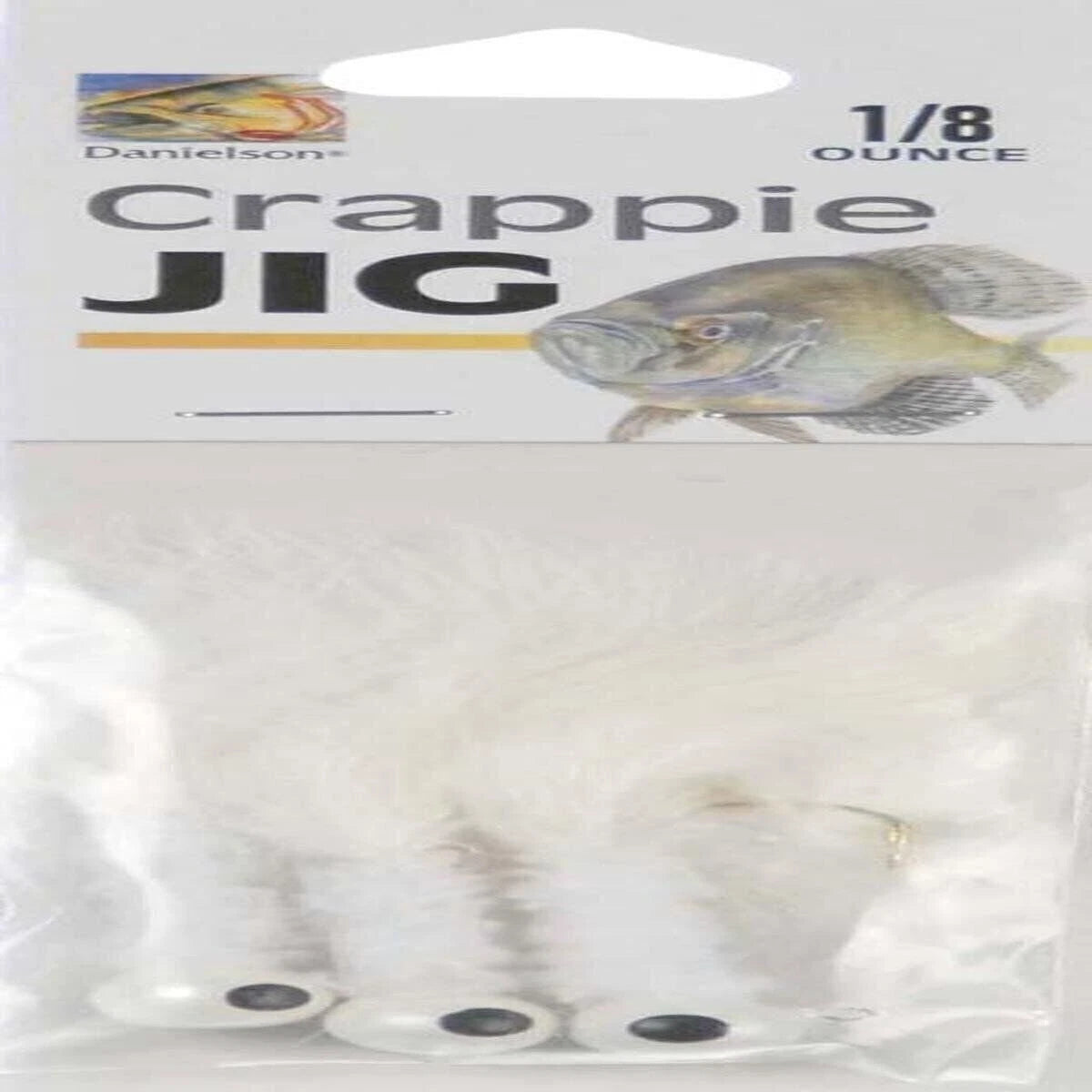 Danielson JGC18WWW Crappie Jig 1/8oz White