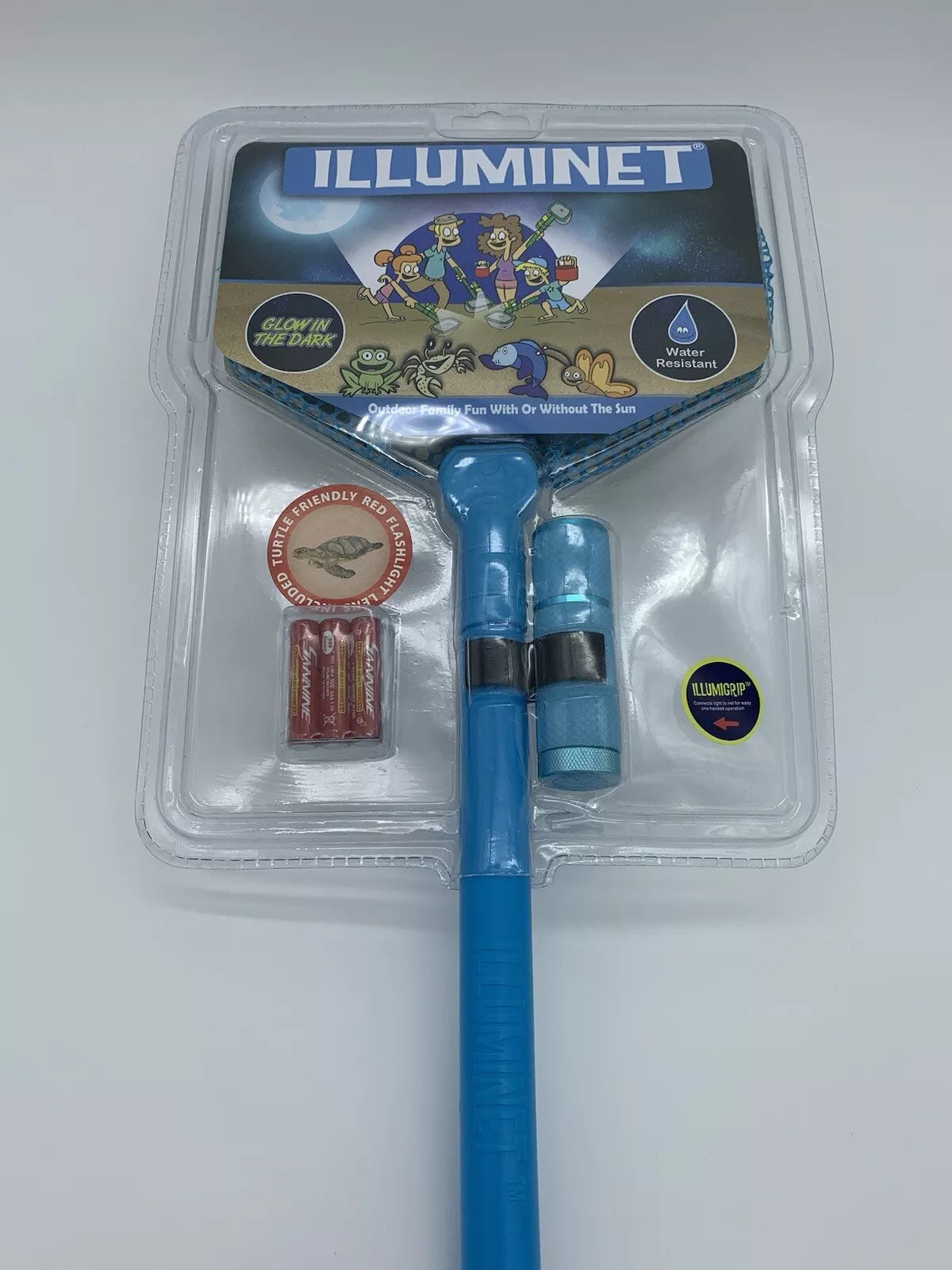 DiSCovery Blue Illuminet Crabbing & Butterfly Net Blue Beach Fishing Toy For Kids