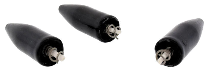 Bullet Weights Screw In Sinker Weight Black