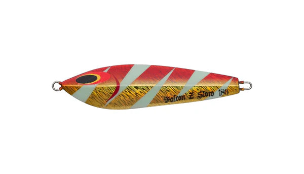 falcon fishing lures deep sea Sea Falcon Super Drain Lightning Glowing Red Gold Jig - 300g