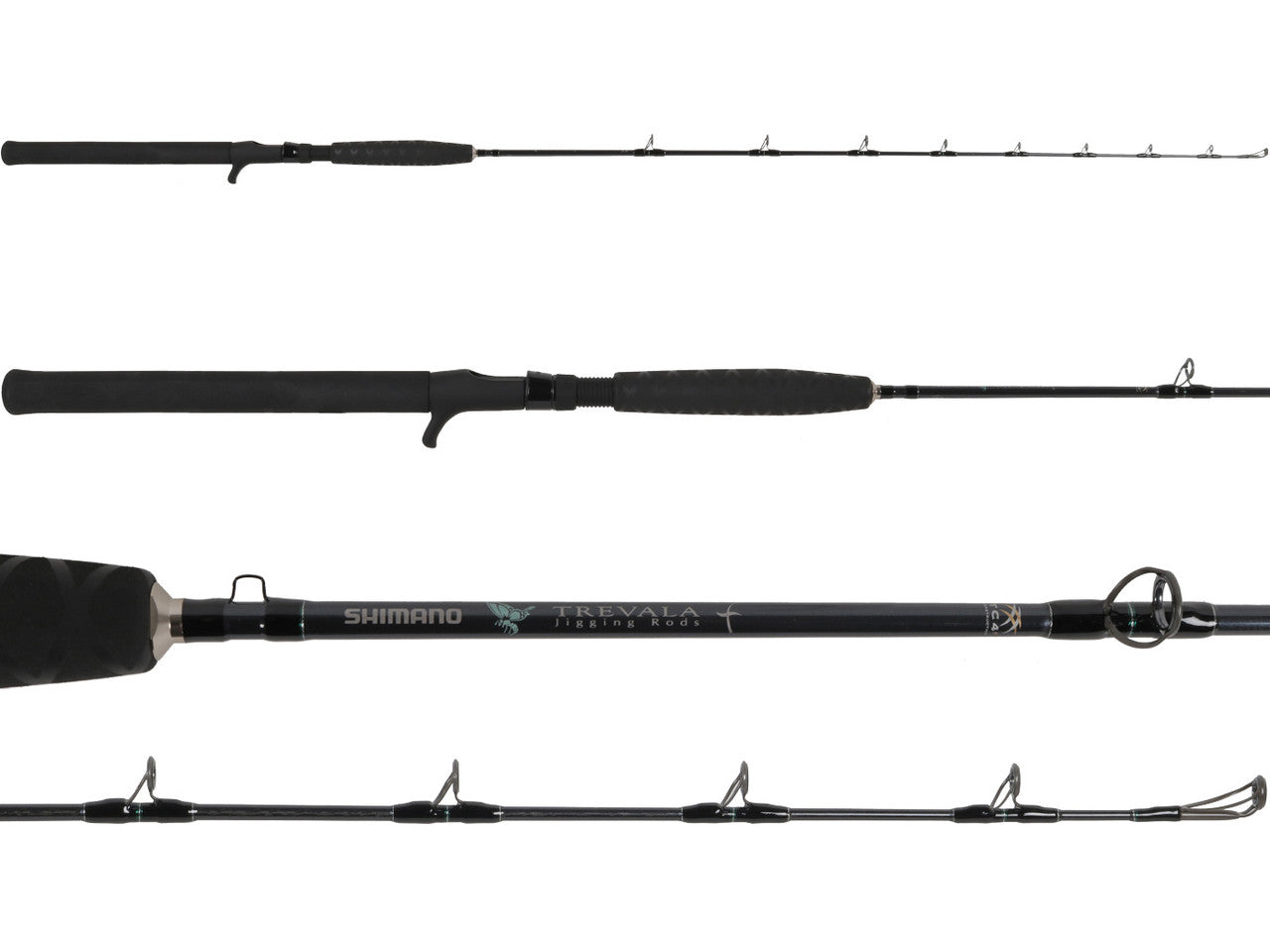 Shimano 6' 3" Trevala Medium / Heavy Casting Jigging Rod 50-100lb. 110g-240g.
