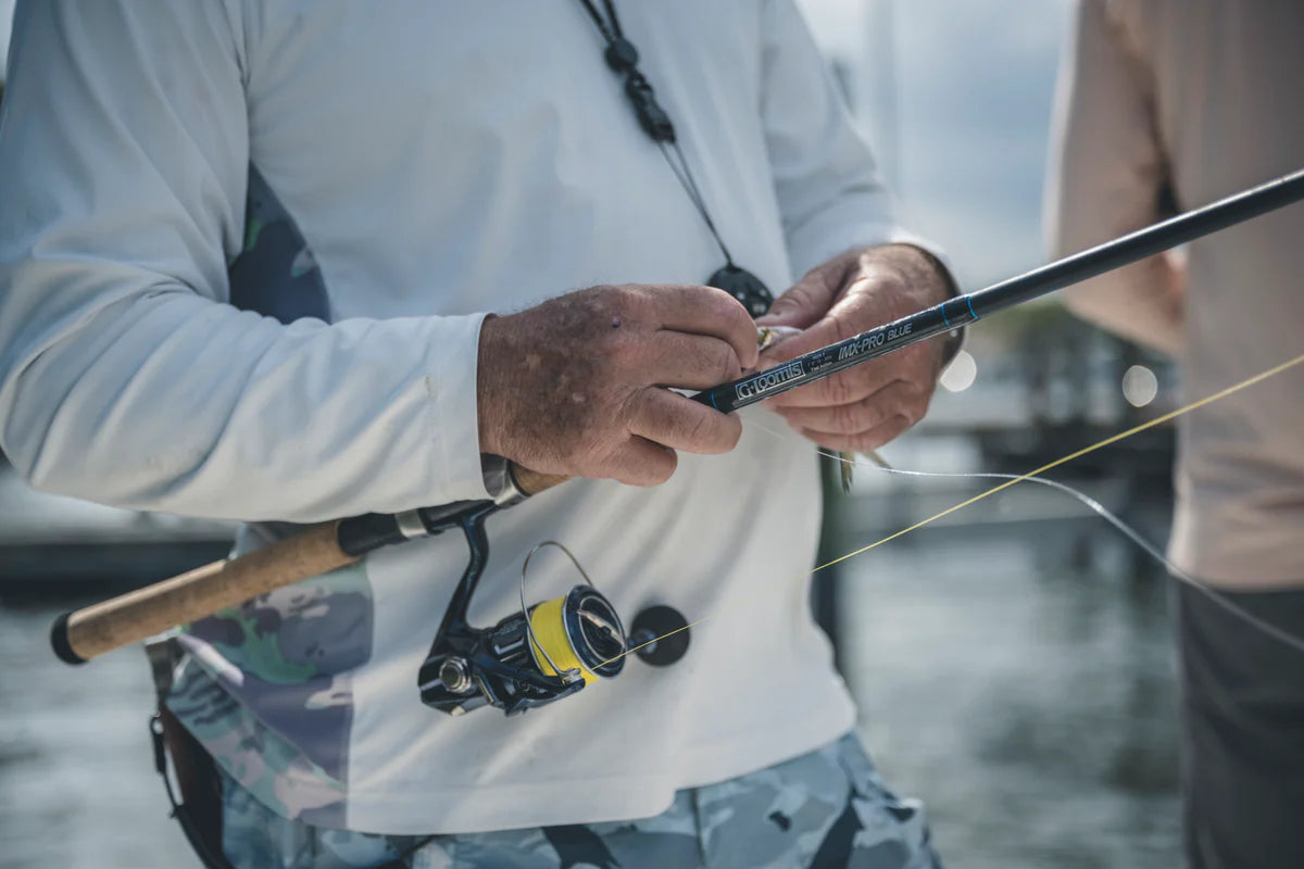 G Loomis 7' IMX-Pro Blue 844S F Spinning Rod, 20-65lb.