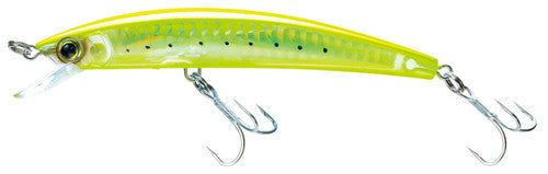 Yo-Zuri F1147 Crystal 3D Minnow GHCS Chartreuse Silver
