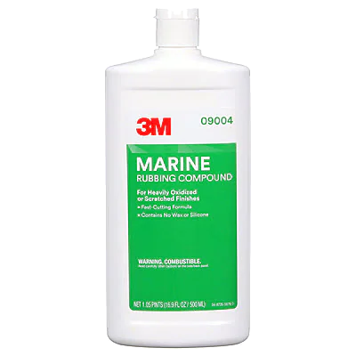 3M 09004 Marine Rubbing Compound, 16 Ounce