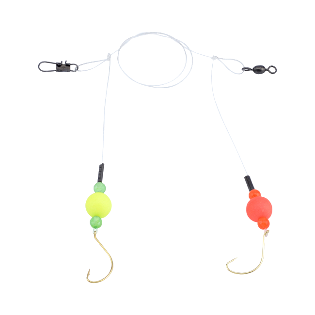 AFW Double Drop Mono Pompano Rig Cylinder Round