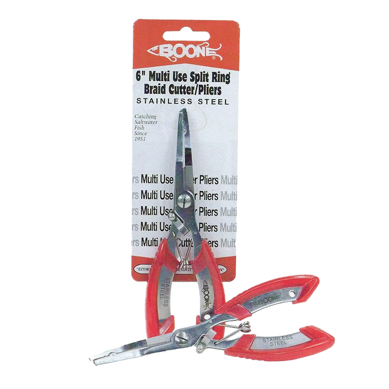 Boone 6" Multi Use Split Ring Braid Cutters/Pliers