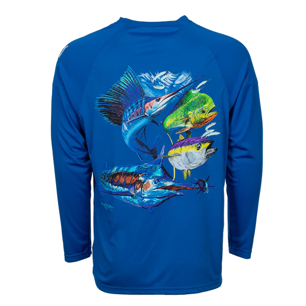 Bimini Bay Hook M' Mens Long Sleeve Shirt