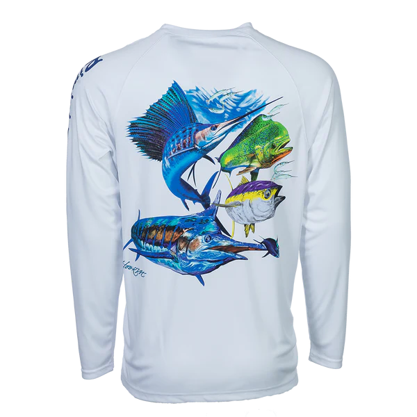 Bimini Bay Hook M' Mens Long Sleeve Shirt