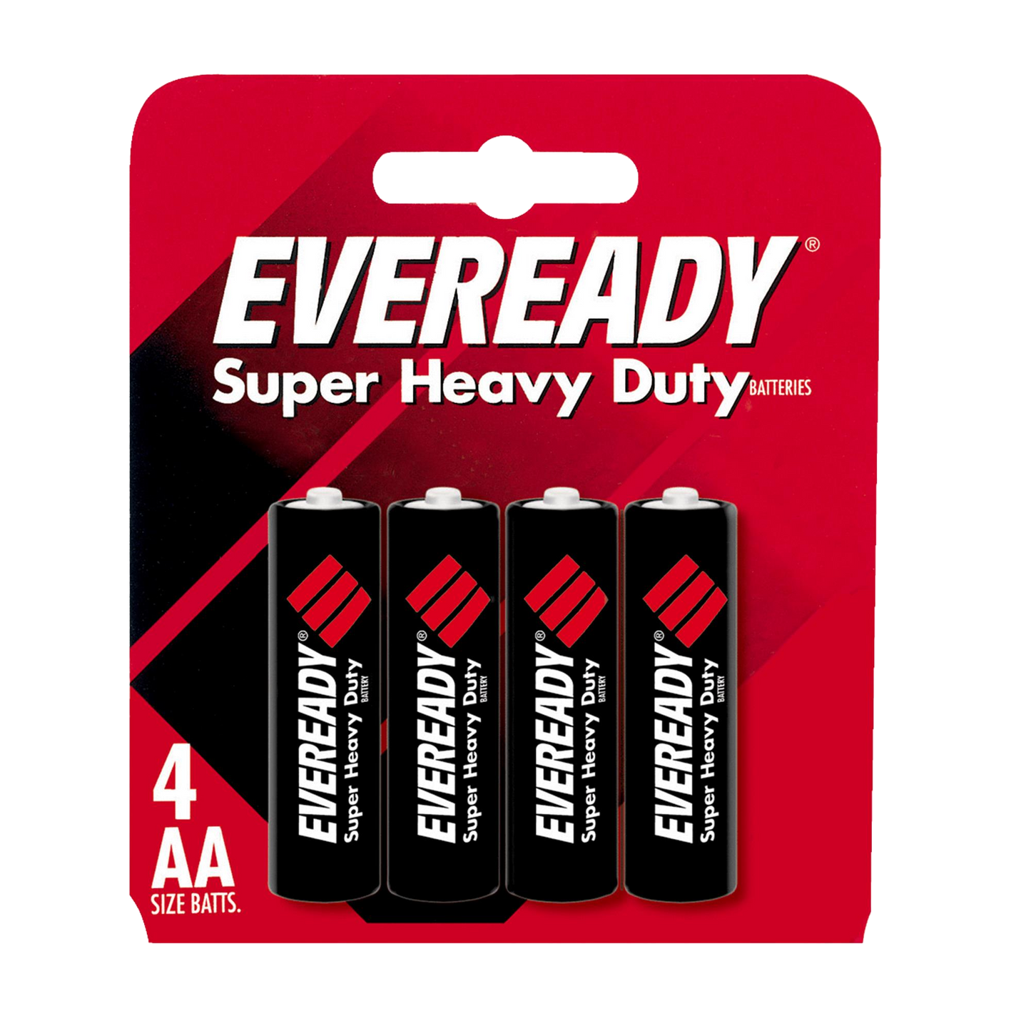 Eveready AA Super Heavy Duty Battery 4-Pack.
