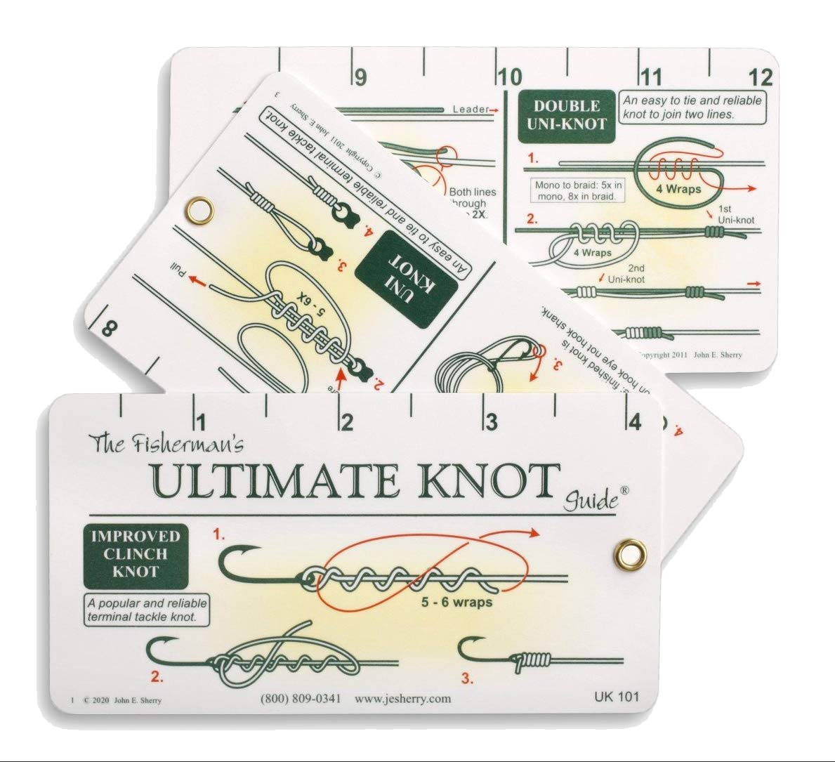 Fisherman's Ultimate Knot Guide Fold Out Ruler – Tuppens