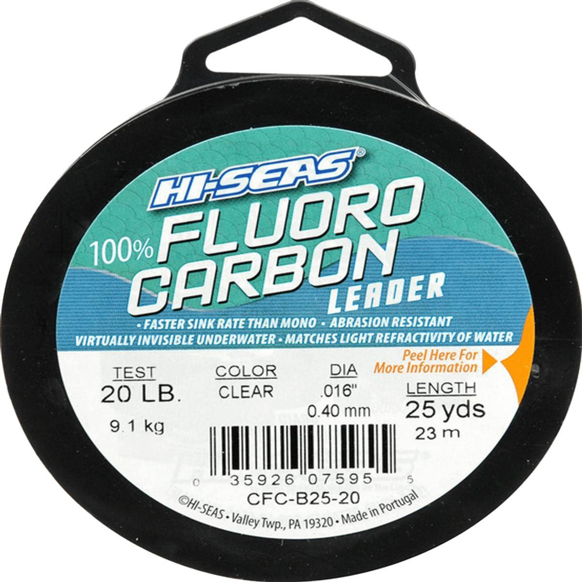 Hi-Seas Fluorocarbon Leader 25yd