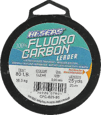 Hi-Seas Fluorocarbon Leader 25 Yard