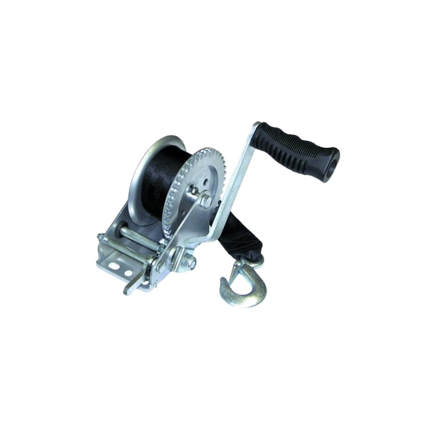Invincible Marine Boat Trailer Winch with Strap 1,200 lb.