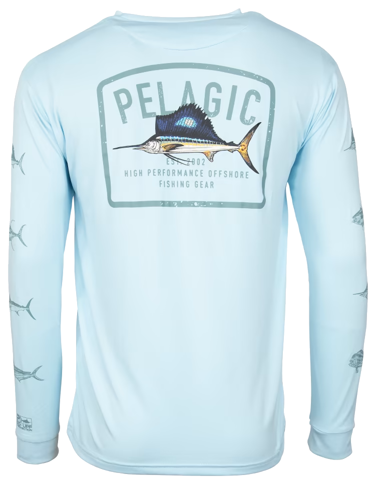 Pelagic Aquatek Game Fish Performance Fishing Long-Sleeve Shirt – Tuppens