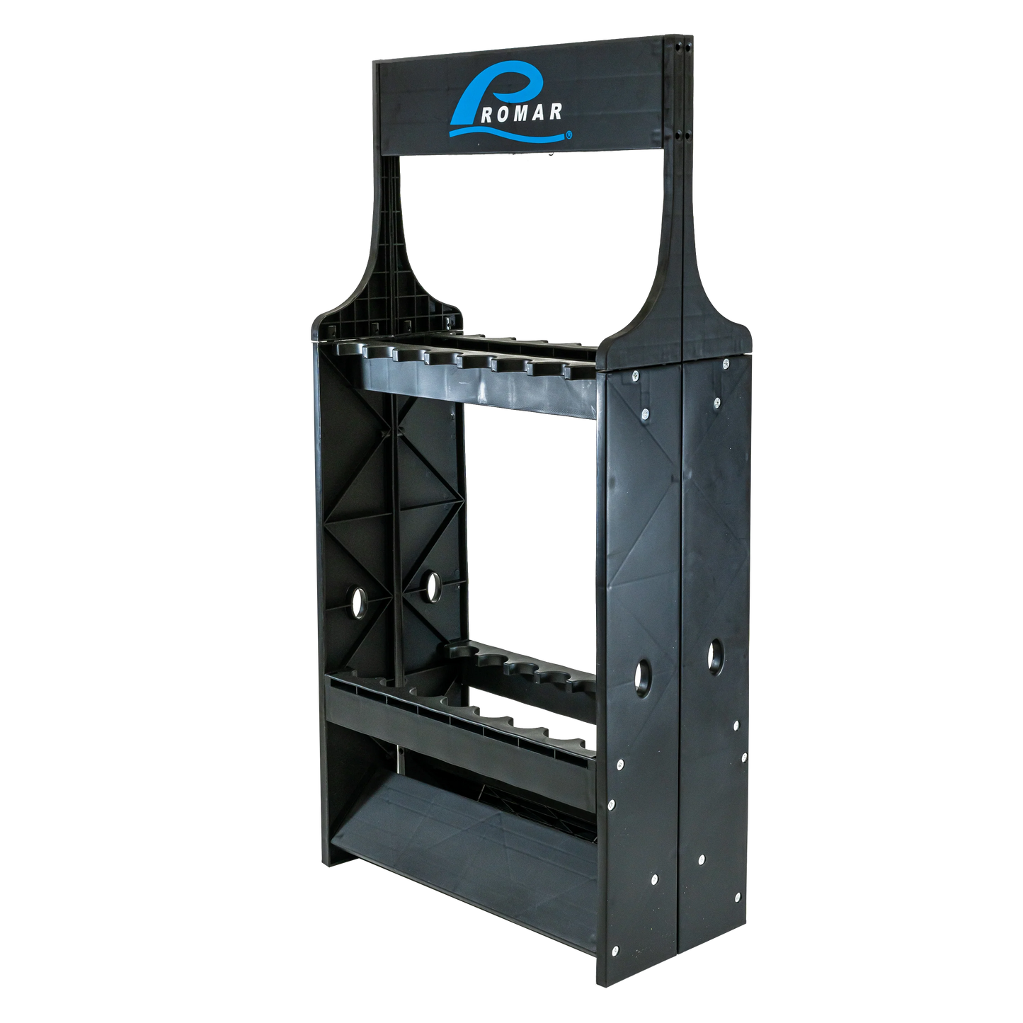 Promar Plastic Rod Rack - 16 Rod Rack