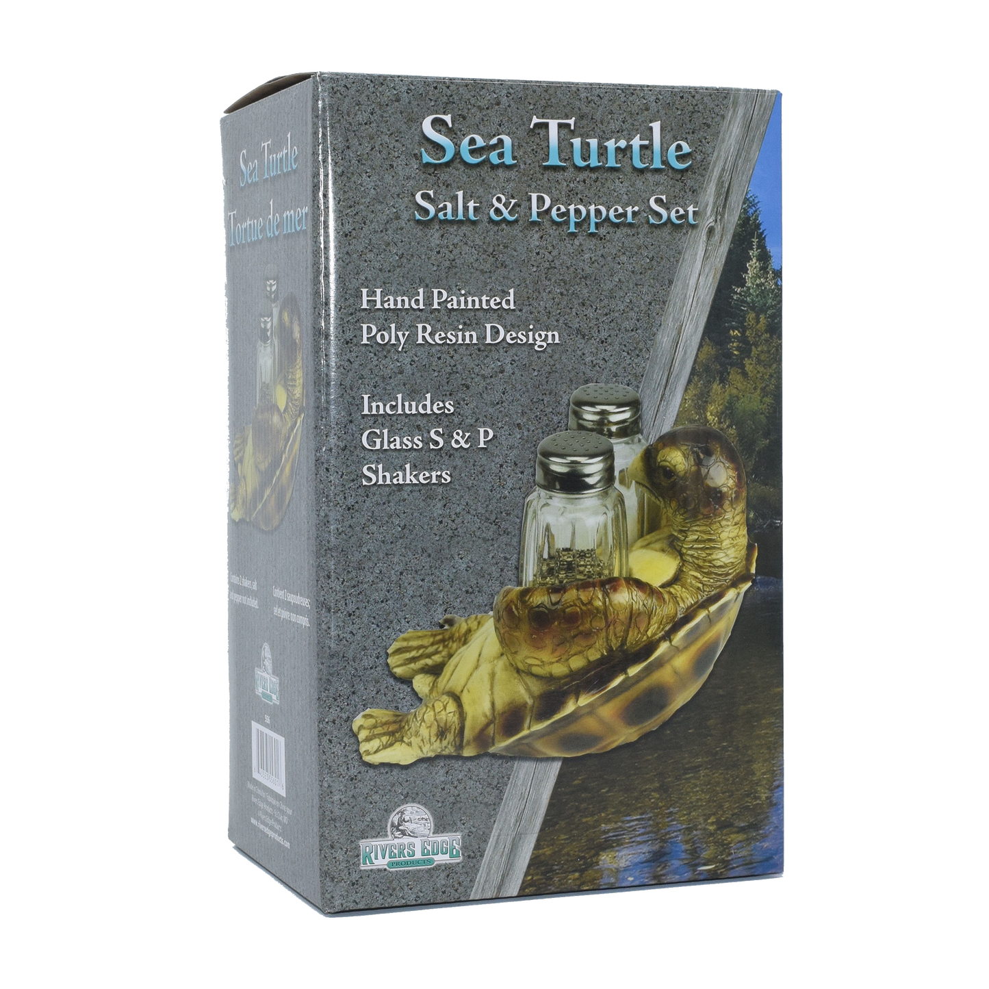 River's Edge Sea Turtle Salt & Pepper Set.