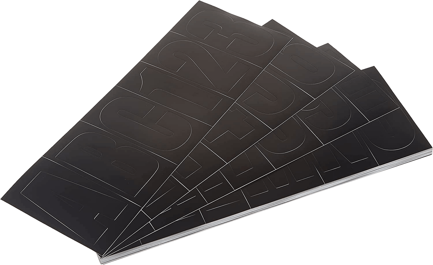 Shoreline Marine Boat Black Letter & Number Kit Boat Registration