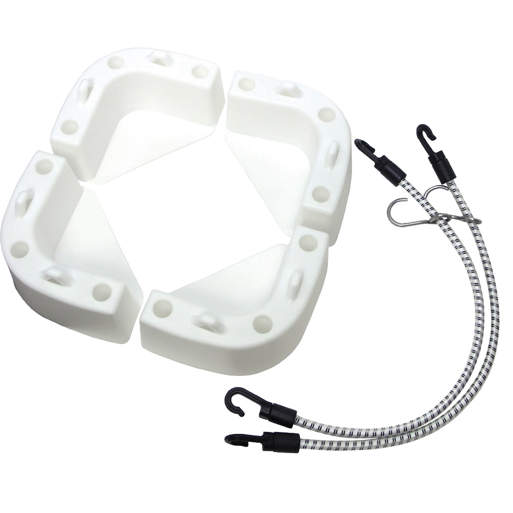 Shoreline Marine Cooler Chocks with Hold Down.