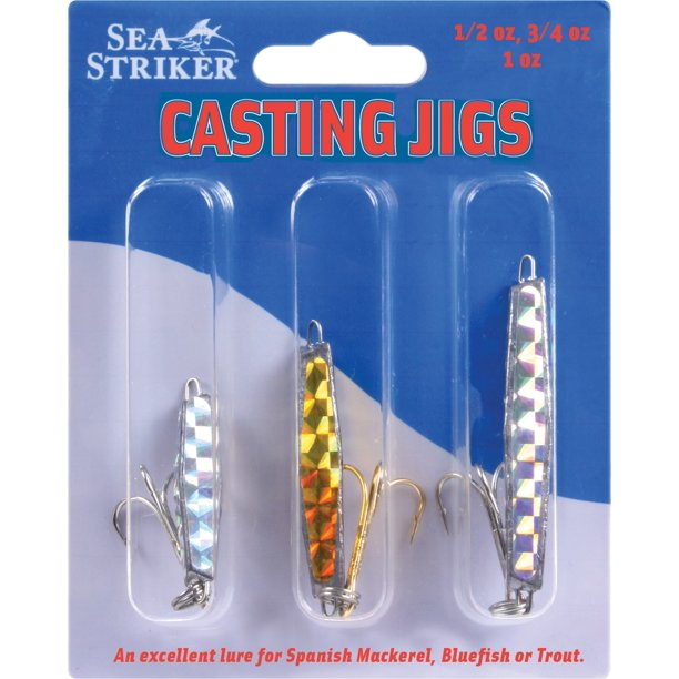 Sea Striker Casting Jigs 3 Pack – Tuppens