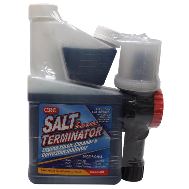 CRC Salt Terminator Engine Flush Concentrate with Mixer - 32 Ounce.