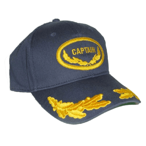 Children's Navy Boat Captain Ball Hat