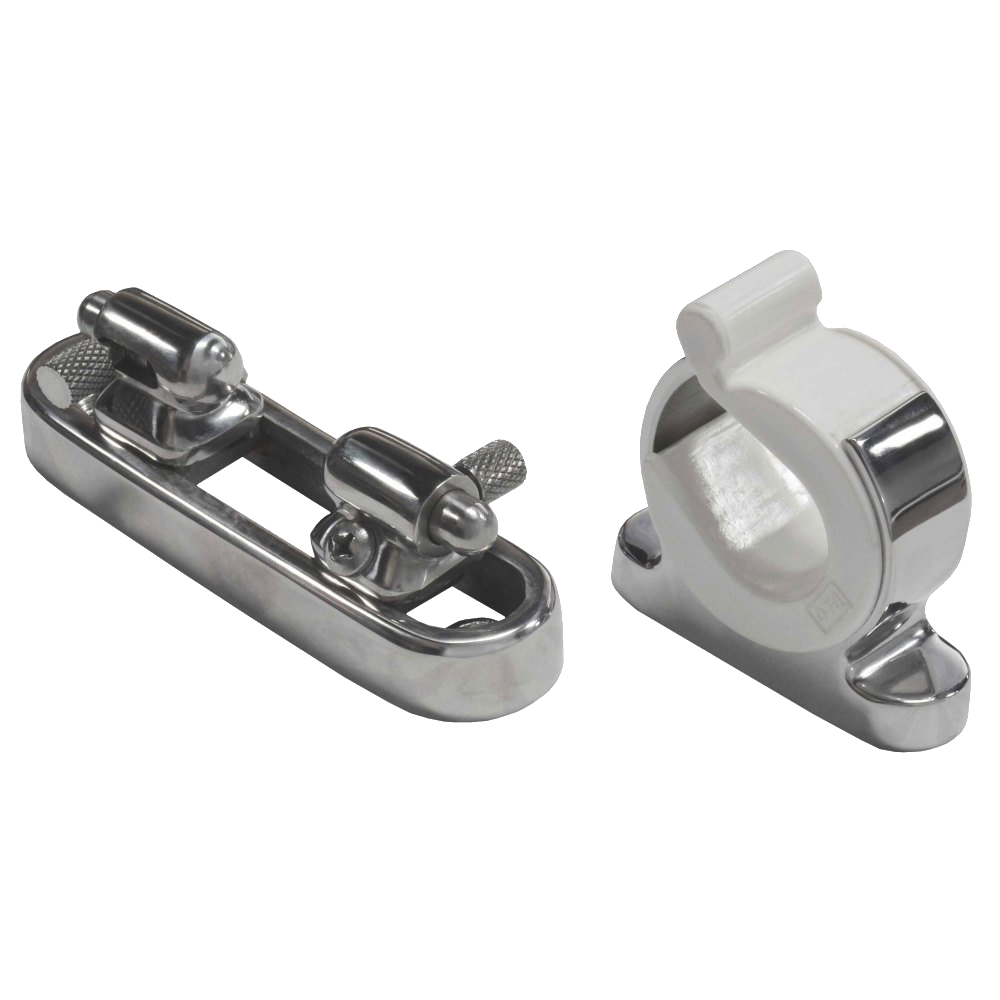 TACO Stainless Steel Adjustable Reel Hanger Kit W/ Rod Tip Holder.