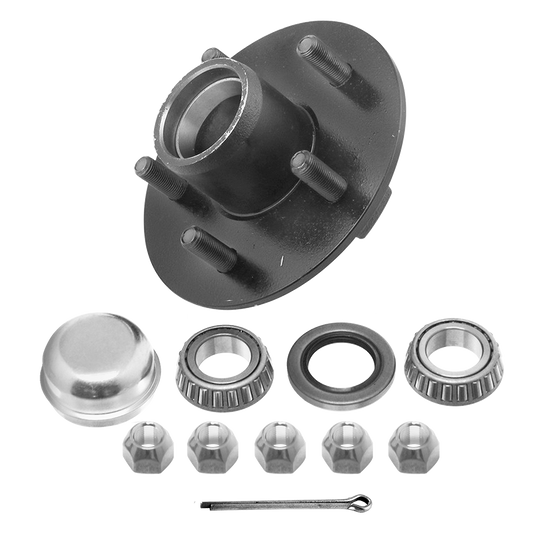 Waterland Trailer Hub HK 10 Kit 5 Lug 7/8" x 1 3/8" Spindle