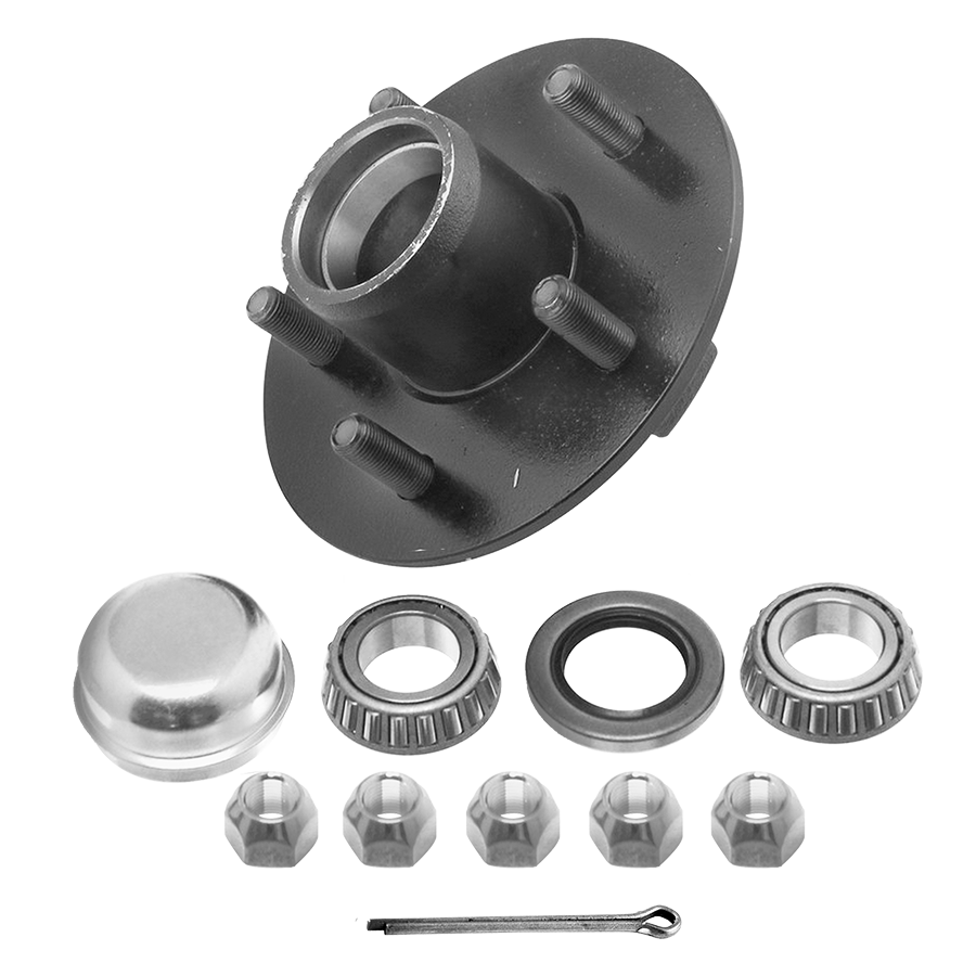 Waterland 5 Lug Trailer Hub Kit 3/4" x 1 1/4" Spindle