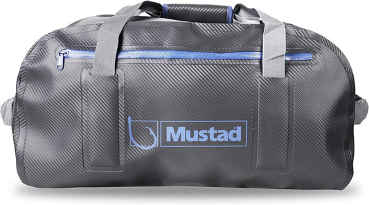 Mustad MB016 Dry Duffel Bag Waterproof 50 liter Dark Grey/Blue