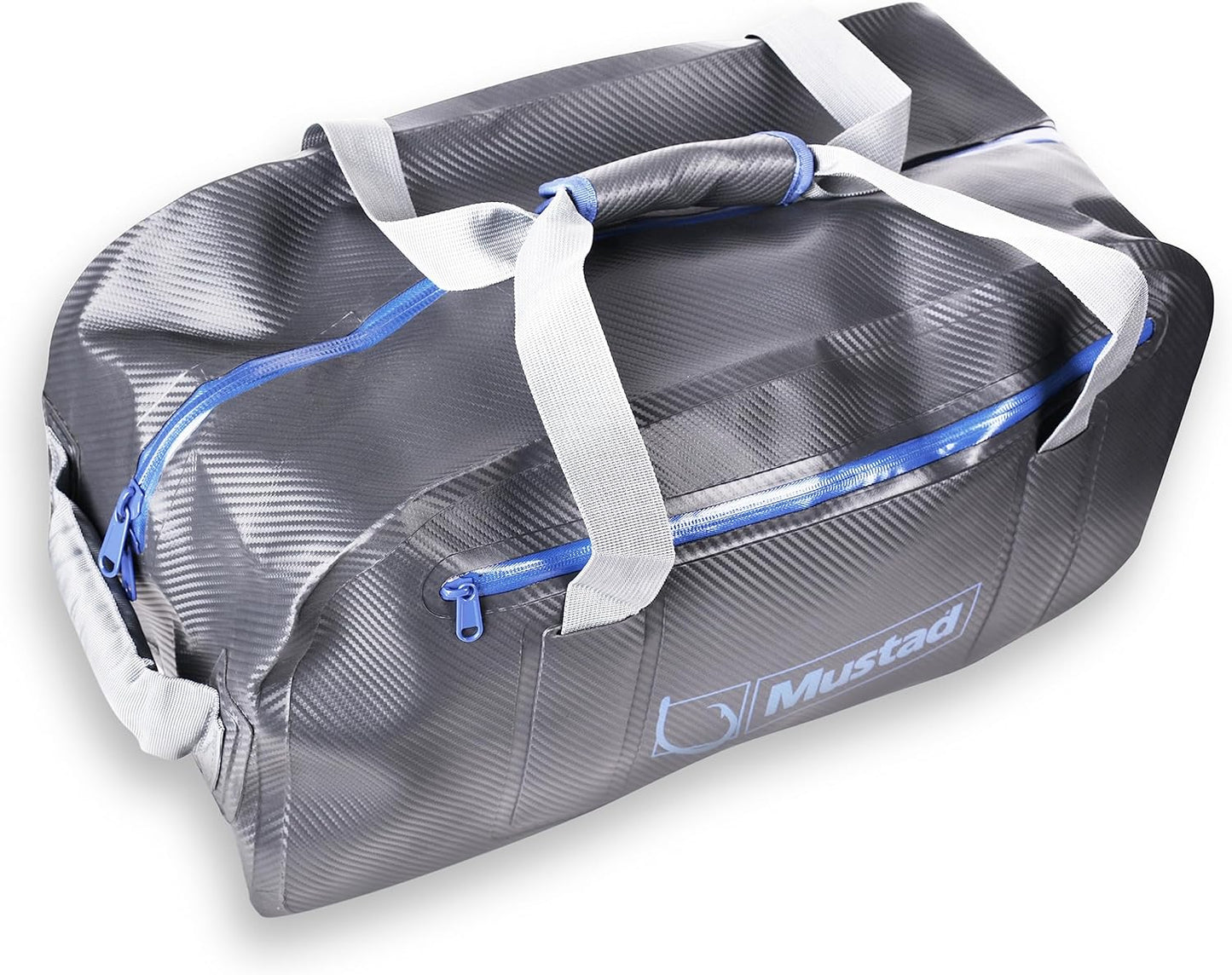 Mustad MB016 Dry Duffel Bag Waterproof 50 liter Dark Grey/Blue
