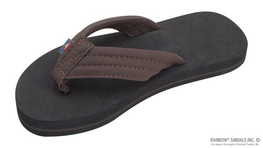 Rainbow Sandals Kids The Grombow - Soft Rubber Top Sole with 1" Strap and Pin line