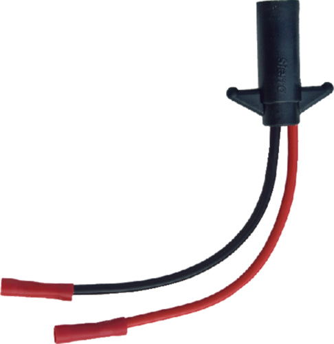 Sierra 12V Female Trolling Motor Socket - 6" - 8 Gauge with Butt Connector, Ready-Wired.