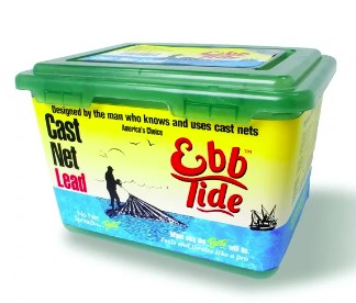 Betts 16-8 Ebb Tide Mono Cast Net 8' 3/8" Mesh 1Lb Lead per Ft, Boxed