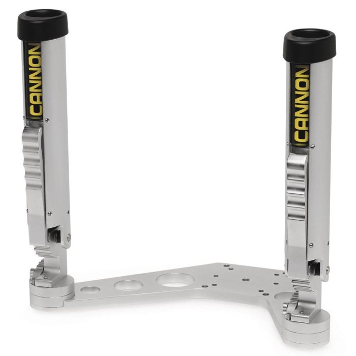 Cannon Dual Axis Adjustable Rod Holder Silver