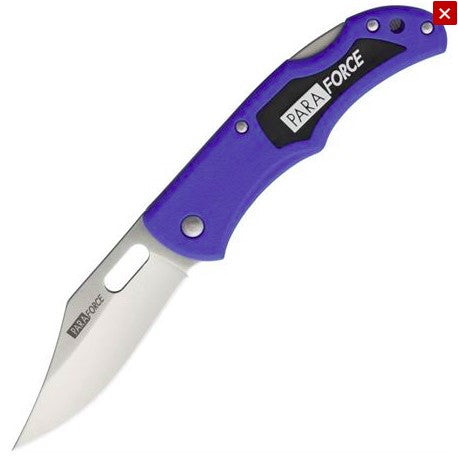 Para Force & Maxam Folding Pocketknife 2.5" Plain Blades, Belt Clip.